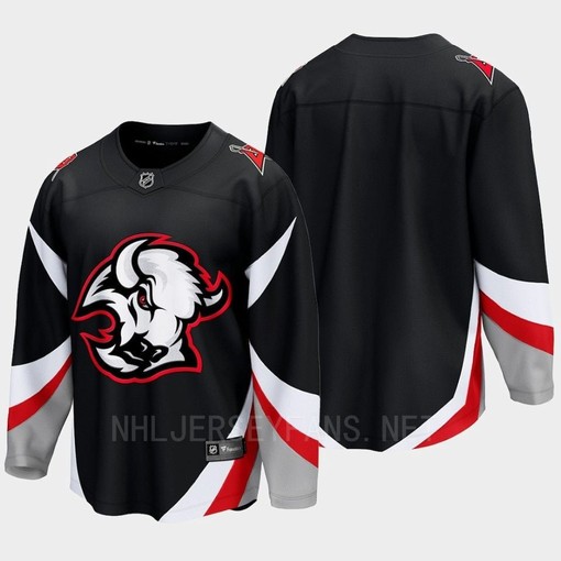 Buffalo Sabres 2022-23 Goathead Third Black Jersey Premier Breakaway
