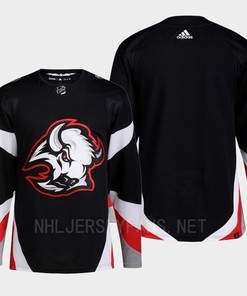 Buffalo Sabres 2022-23 Goathead Third Black Primegreen Jersey Men's