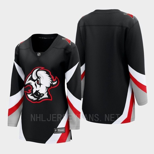 Buffalo Sabres 2022-23 Goathead Third Women Premier Breakaway Jersey Black