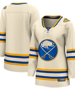 Buffalo Sabres Branded Womens 2022 Nhl Heritage Classic Breakaway Blank Jersey - Cream
