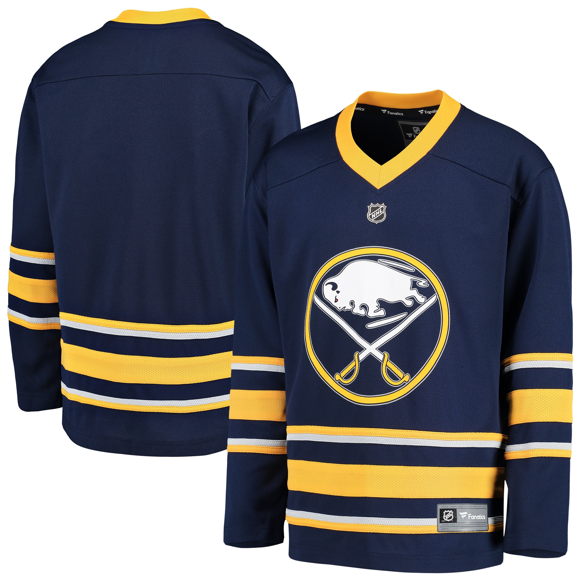 Buffalo Sabres Fanatics Branded Home Replica Blank Jersey - Blue Nhl