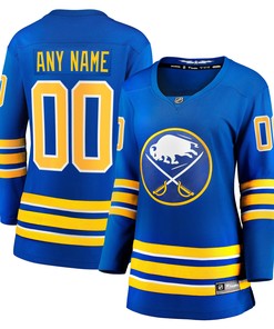 Buffalo Sabres Fanatics Branded Womens 2020/21 Home Breakaway Custom Jersey - Royal Custom Jerseys Nhl