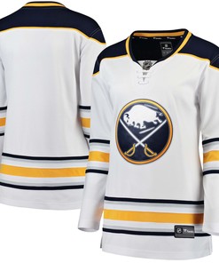 Buffalo Sabres Fanatics Branded Womens Away Breakaway Jersey - White Nhl