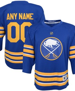 Buffalo Sabres Preschool Team Home Replica Custom Jersey - Blue Custom Jerseys Nhl