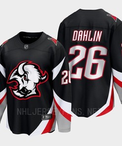 Buffalo Sabres Rasmus Dahlin 26 2022-23 Goathead Third Black Jersey Premier