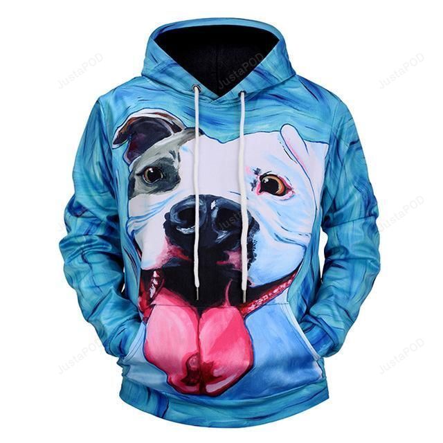 Bulldog 3D Hoodie Zip Hoodie