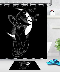 Bulldog Dog Breeds Shower Curtain for Farmhouse Bathroom Decor