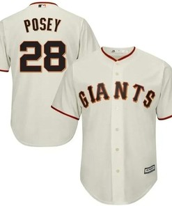 Buster Posey San Francisco Giants Cool Base Player Jersey - Cream