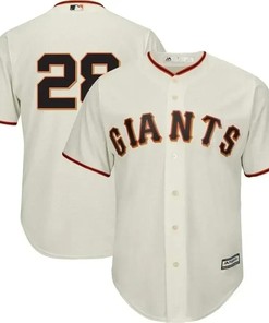 Buster Posey San Francisco Giants Official Team Cool Base Player Jersey - Cream