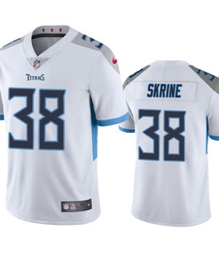 Buster Skrine 38 Tennessee Titans White Vapor Limited Jersey