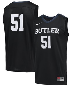 Butler Bulldogs #51 Replica Basketball Jersey - Navy Blue Ncaa