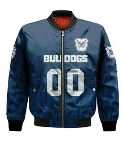 Butler Bulldogs Bomber Jacket Logo Sport Ombre  - NCAA