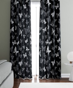 Butterfly Shower Curtain with Moon Goddess and Bohemian Art Design for Bathroom Decor