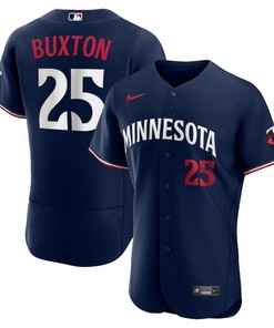 Byron Buxton 25 Minnesota Twins Alternate Player Elite Jersey - Navy