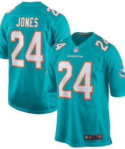 Byron Jones Miami Dolphins Game Jersey - Aqua Nfl