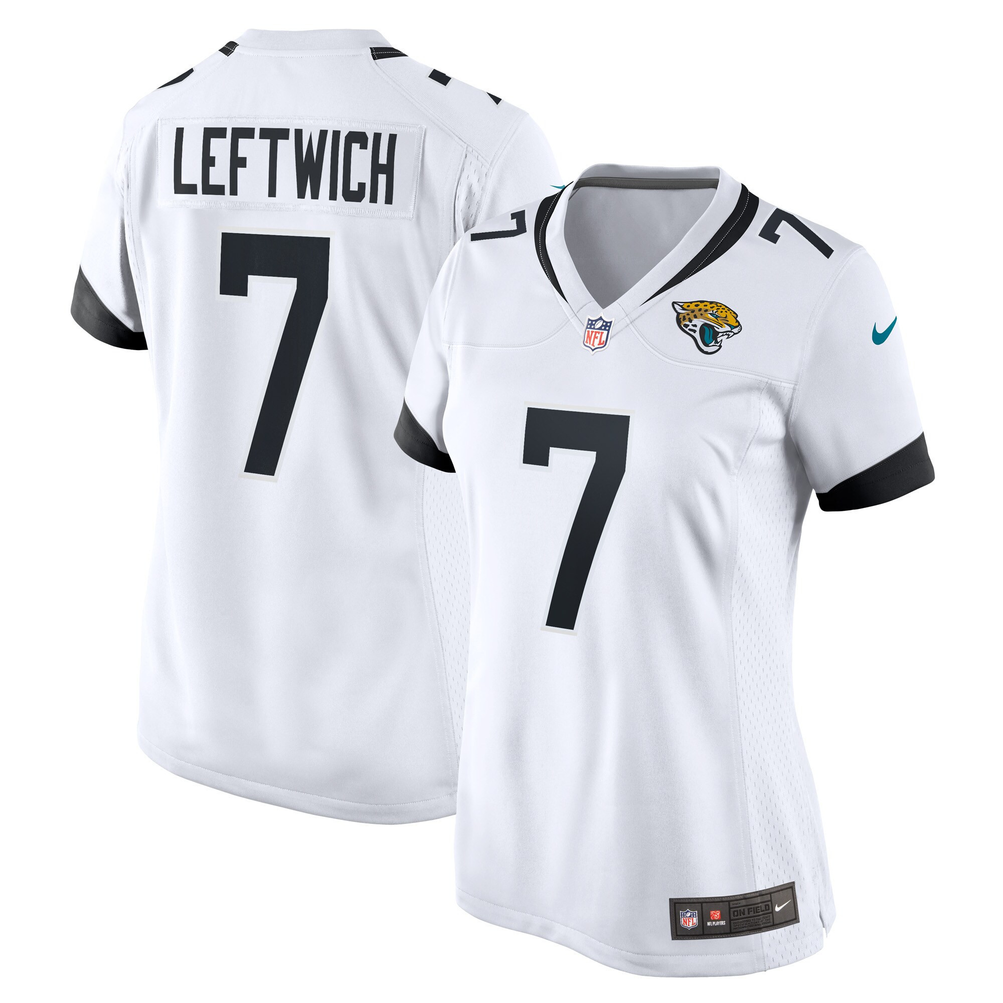 Byron Leftwich Jacksonville Jaguars Womens Retired Player Game Jersey White Nfl