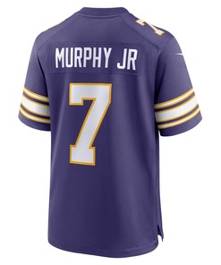 Byron Murphy Jr. 7 Minnesota Vikings Classic Game Men Jersey - Purple