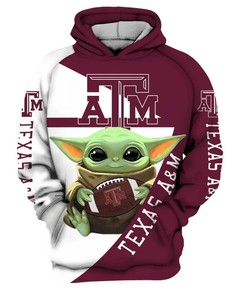 C Hug Ball Texas A&M Aggies 3D Hoodie NCAA Basketball Gifts