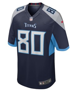 C.J. Board 80 Tennessee Titans Home Game Player Jersey - Navy