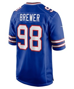 CJ Brewer Buffalo Bills Player Game Jersey - Royal