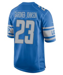 C.J. Gardner-Johnson 23 Detroit Lions Game Men Jersey - Blue