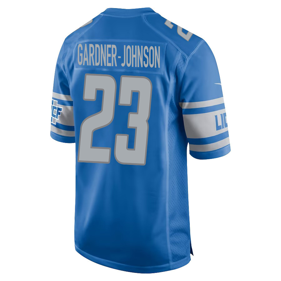C.J. Gardner-Johnson 23 Detroit Lions Game Men Jersey - Blue