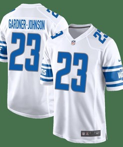 C.J. Gardner-Johnson 23 Detroit Lions Game Men Jersey - White