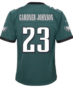 C.J. Gardner-Johnson 23 Philadelphia Eagles Super Bowl LVII Champions 2 Stars 2 Stars Youth Game Jersey - Black