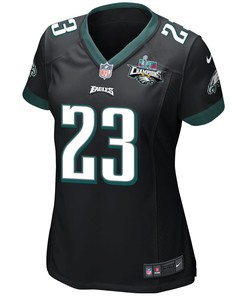 C.J. Gardner-Johnson 23 Philadelphia Eagles Super Bowl LVII Champions 2 Stars Women Game Jersey - Black