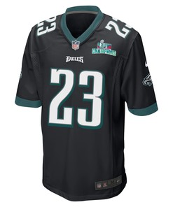 C.J. Gardner-Johnson 23 Philadelphia Eagles Super Bowl LVII Champions Men Game Jersey - Black