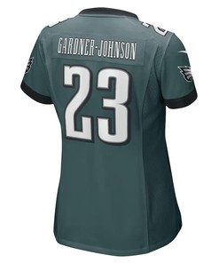 C.J. Gardner-Johnson 23 Philadelphia Eagles Women's Game Player Jersey - Midnight Green