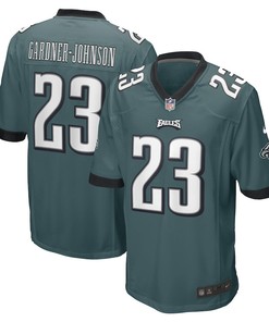 C.J. Gardner-Johnson Philadelphia Eagles Game Player Jersey - Midnight Green