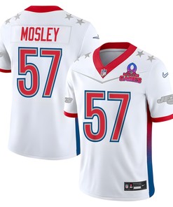 C.J. Mosley 57 Jets Pro Bowl 2023 Patch Men Jersey - White
