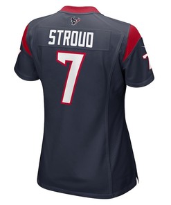 CJ Stroud 7 Houston Texans Women's 2023 Draft First Round Pick Game Jersey - Navy
