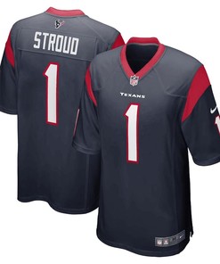 C.J. Stroud Houston Texans 2023 NFL Draft First Round Pick Game Jersey - Navy