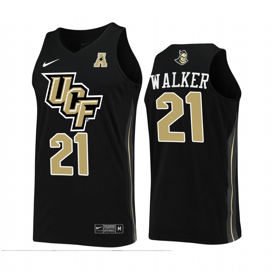 C.J. Walker 21 UCF Knights Uniform Jersey College Basketball Black