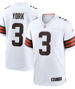 Cade York Cleveland Browns Game Player Jersey - White