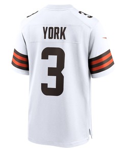 Cade York Cleveland Browns Game Player Jersey - White