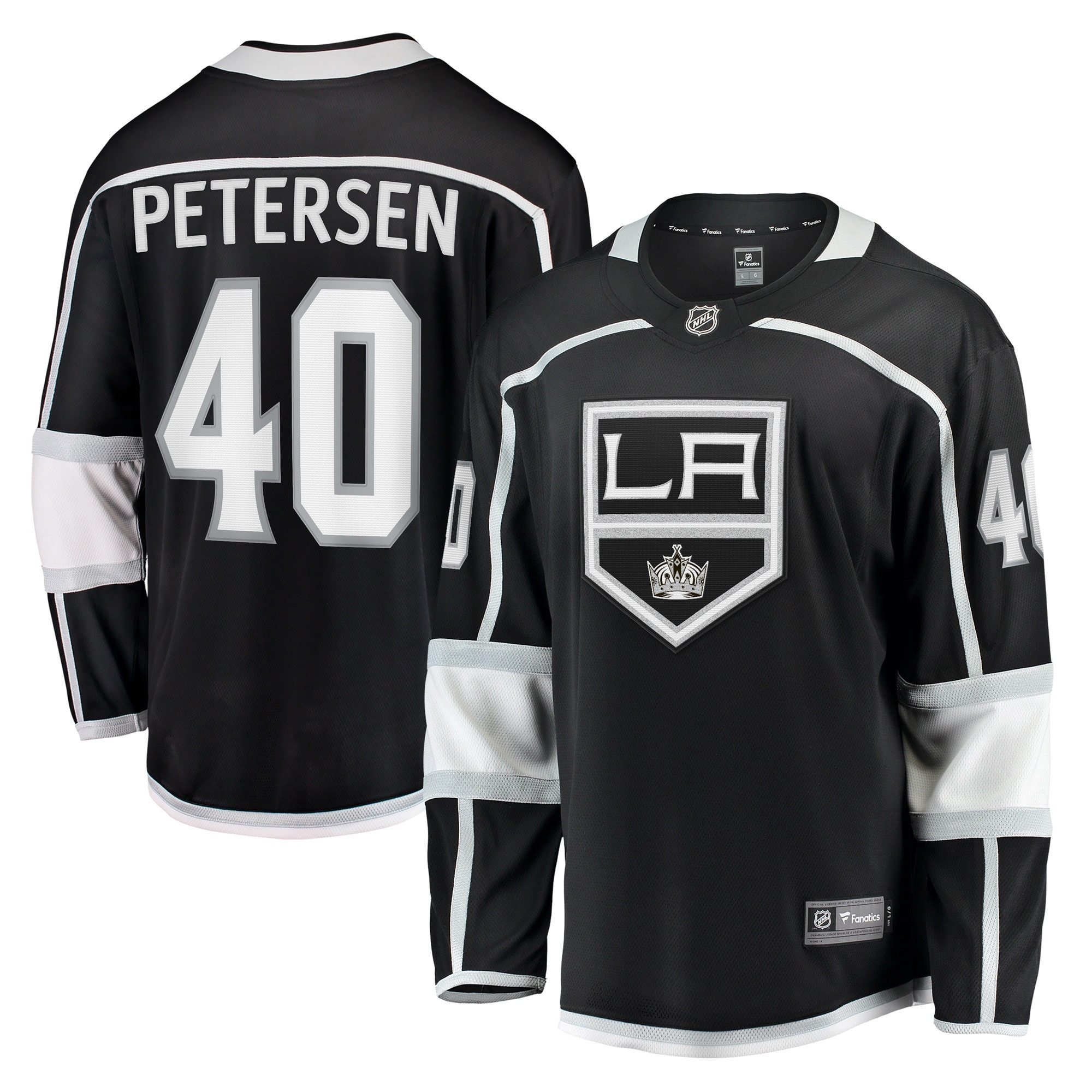 Cal Petersen Los Angeles Kings Fanatics Branded Home Breakaway Player Jersey - Black Nhl