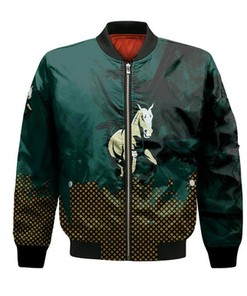 Cal Poly Mustangs Bomber Jacket Basketball Net Grunge Pattern- NCAA