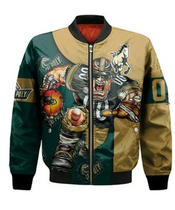 Cal Poly Mustangs Bomber Jacket Football Go On - NCAA