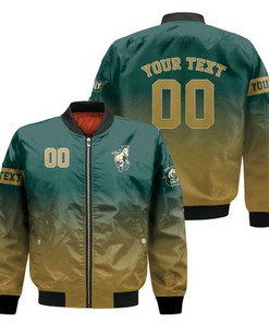 Cal Poly Mustangs Fadded Bomber Jacket - NCAA
