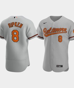Cal Ripken 8 Jr. Baltimore Orioles Gray Road Jersey