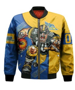 Cal State Bakersfield Roadrunners Bomber Jacket Football Go On - NCAA