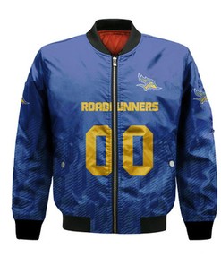 Cal State Bakersfield Roadrunners Bomber Jacket Logo Sport Ombre  - NCAA