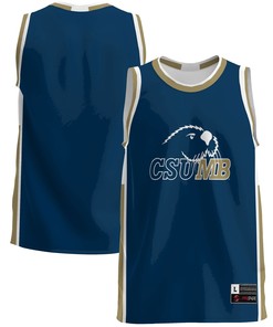 Cal State Monterey Bay Otters Basketball Jersey - Blue Ncaa