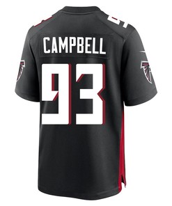Calais Campbell 93 Atlanta Falcons Men Game Jersey - Black