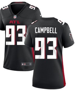 Calais Campbell 93 Atlanta Falcons Women Game Jersey - Black
