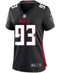 Calais Campbell 93 Atlanta Falcons Women Game Jersey - Black