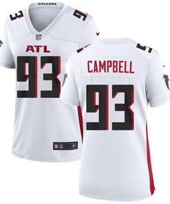 Calais Campbell 93 Atlanta Falcons Women Game Jersey - White